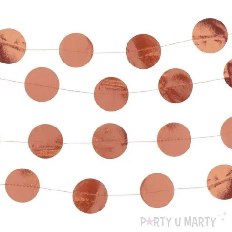 baner kolka rozowe zloto godan 300 cm