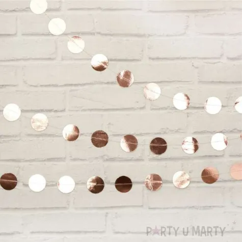 baner kolka rozowe zloto godan 300 cm