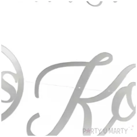 baner komunia swieta srebrny partypal 150 cm