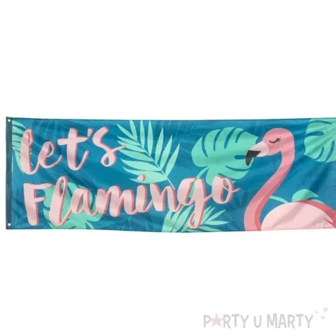 baner lets flamingo aloha boland 220 x 74 cm