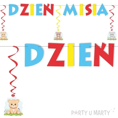 baner mis i pastelki mix kolor 2 2 m