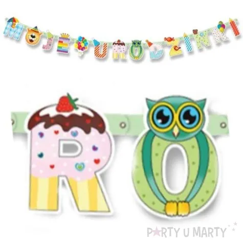 baner moje urodzinki 207 cm