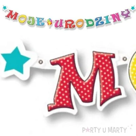 baner moje urodziny dekoracjepolska 230 cm
