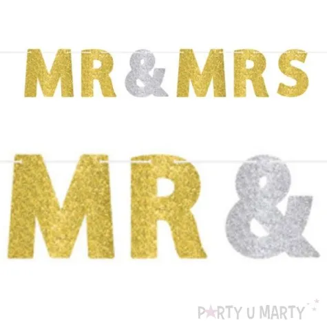 baner mr i mrs amscan 365 cm