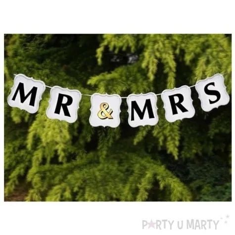 baner mr mrs and dekoracjepolska 100 cm
