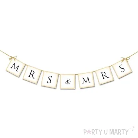 baner mrs mrs partydeco 90 cm