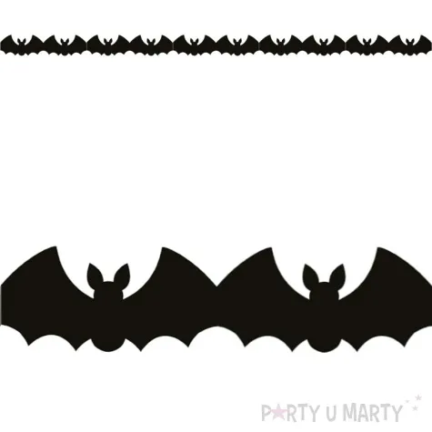 baner nietoperze halloween czarny godan 3 m