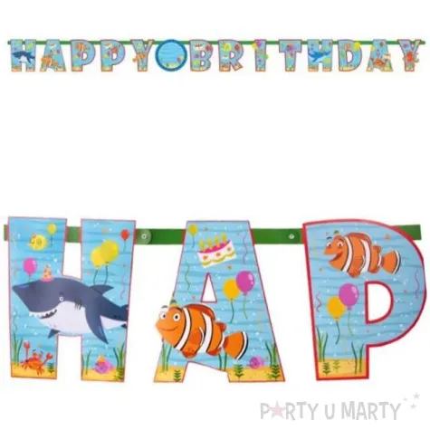 baner ocean buddies amscan 320 cm