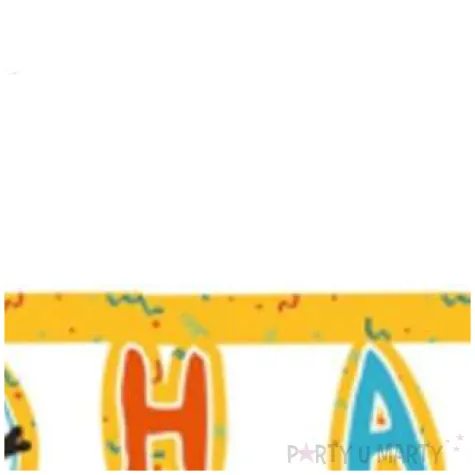 baner papierowy minionki happy birthday procos 200 cm