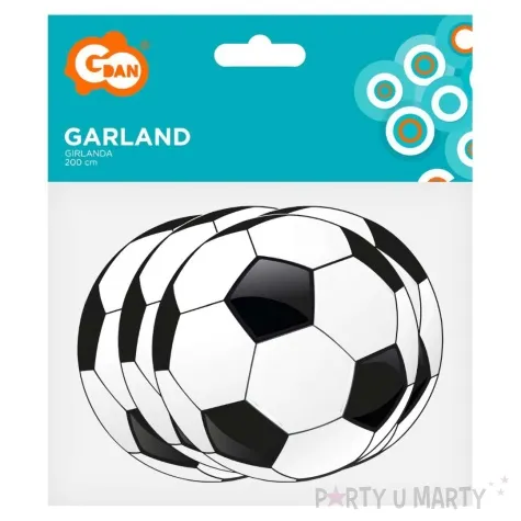 baner pilka nozna bialy czarny godan 2 m