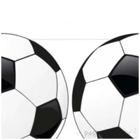 baner pilka nozna bialy czarny godan 2 m