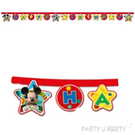 baner playful mickey happy birthday procos 230 cm