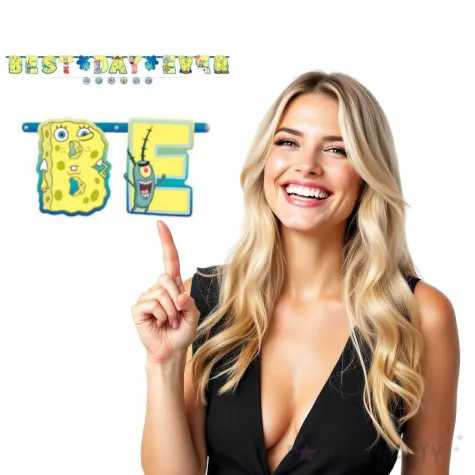 baner spongebob best day ever amscan 3 2 m