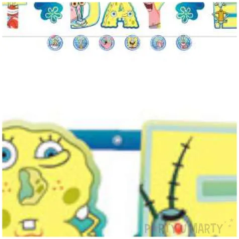 baner spongebob best day ever amscan 3 2 m