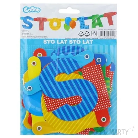 baner sto lat sto lat 150 cm