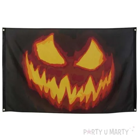 baner straszna dynia czarna boland 90 x 150 cm