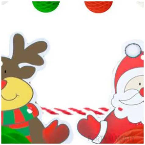 baner swiateczne honeycomby partypal 300 cm