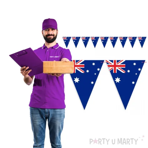 baner trojkatne flagi proporczyki australia flagi do powieszenia 3 6 m