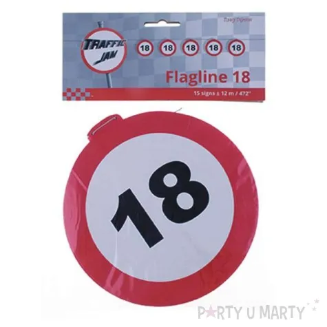 baner urodziny 18 traffic birthday 12 m