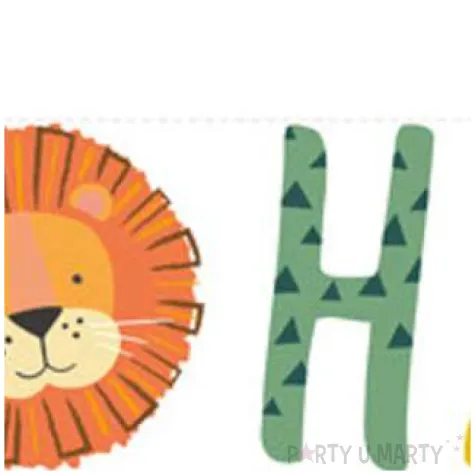 baner wesole zoo amscan 180 cm