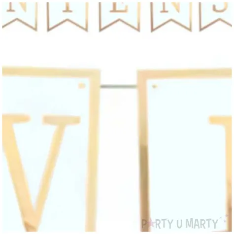 baner wieczor panienski bialy zloty partycollection 3 m