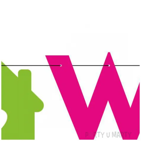 baner witaj w domu mix kolor 2 3m