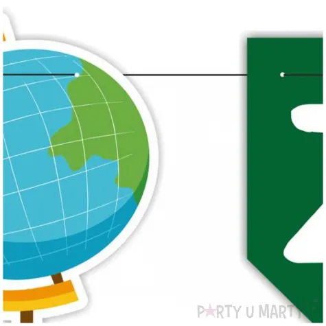 baner zegnaj szkolo tablica mix z zielonym 2 5 m