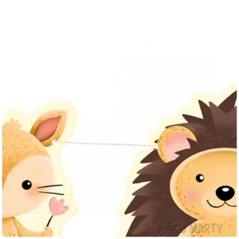 baner zwierzeta lesni przyjaciele partypal 2 m