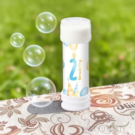 banki mydlane 2 urodziny baloniki blekitny