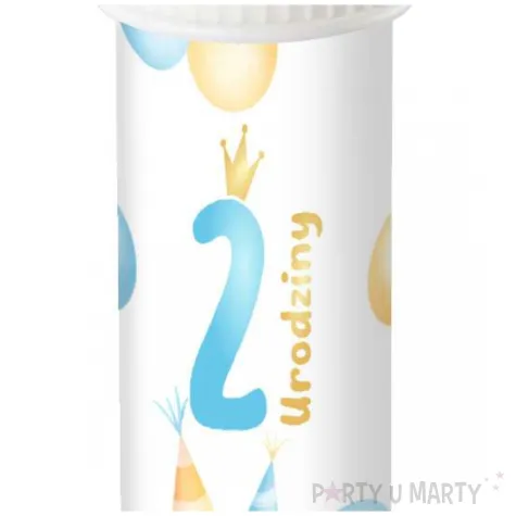 banki mydlane 2 urodziny baloniki blekitny