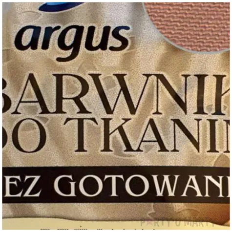 barwnik do tkanin bez gotowania bezowy argus 15 g