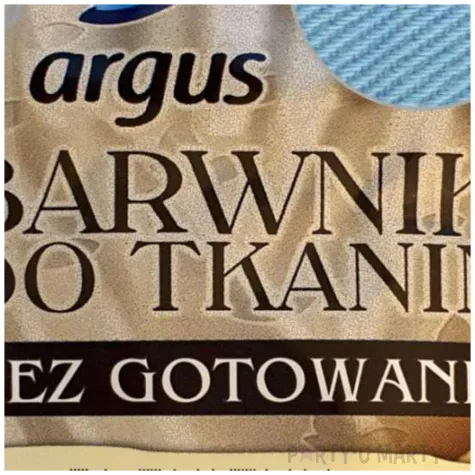barwnik do tkanin bez gotowania blekitny argus 15 g