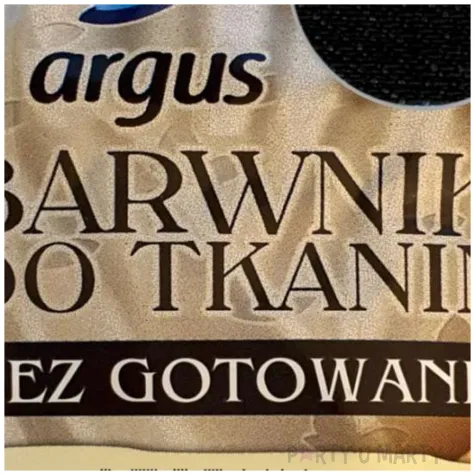 barwnik do tkanin bez gotowania czarny argus 15 g