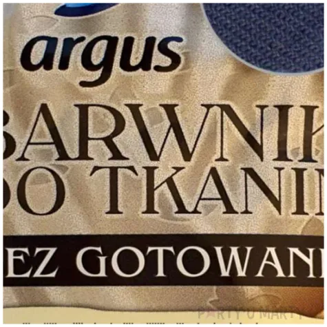barwnik do tkanin bez gotowania granatowy argus 15 g