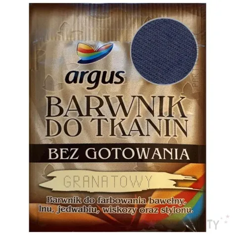 barwnik do tkanin bez gotowania granatowy argus 15 g