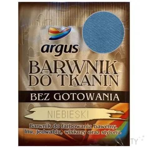 barwnik do tkanin bez gotowania niebieski argus 15 g