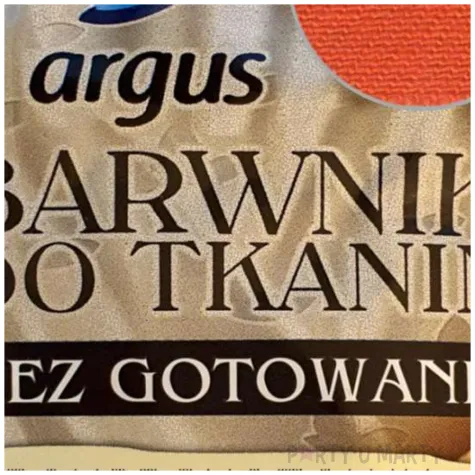 barwnik do tkanin bez gotowania pomaranczowy argus 15 g