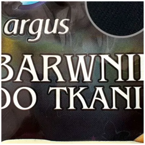 barwnik do tkanin classic czarny argus 15 g