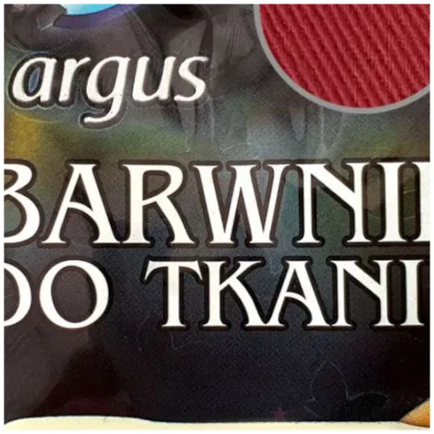 barwnik do tkanin classic czerwony argus 15 g