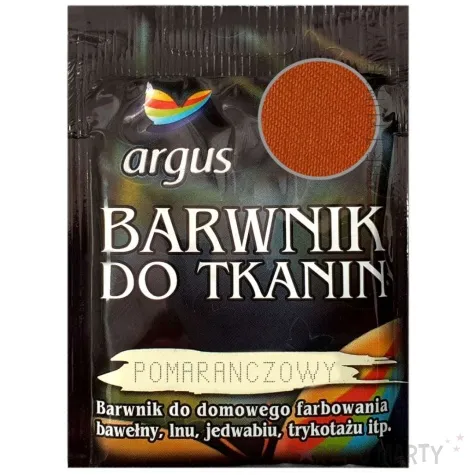 barwnik do tkanin classic pomaranczowy argus 15 g