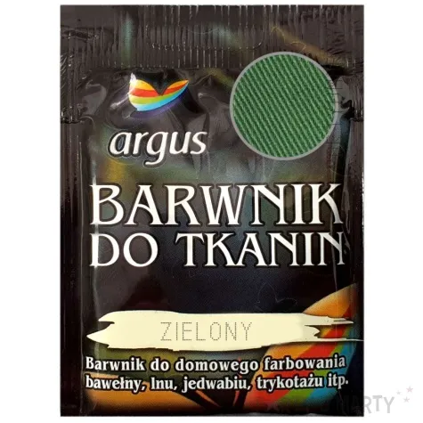 barwnik do tkanin classic zielony argus 15 g
