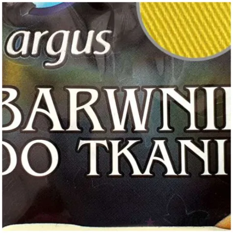 barwnik do tkanin classic zolty argus 15 g