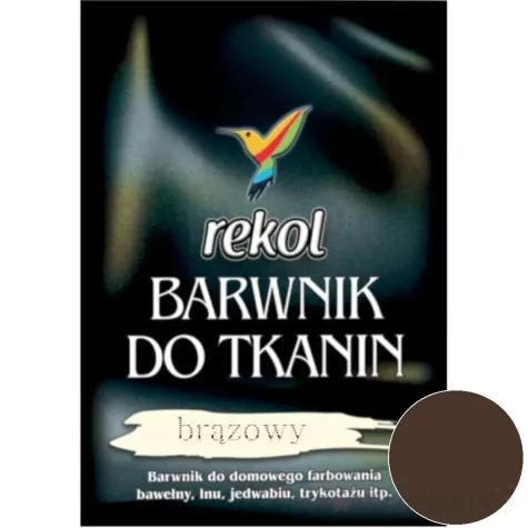 barwnik do tkanin do gotowania brazowy rekol 15 g
