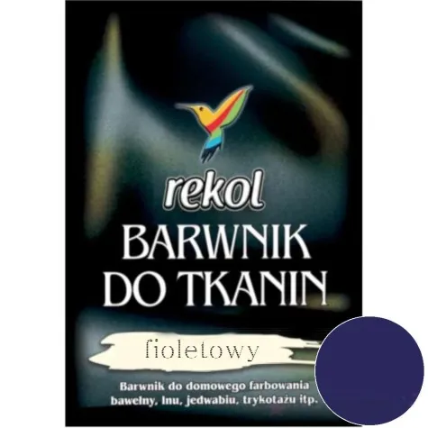 barwnik do tkanin do gotowania fioletowy rekol 15 g