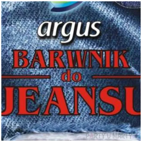 barwnik do tkanin jeans niebieski argus 15 g