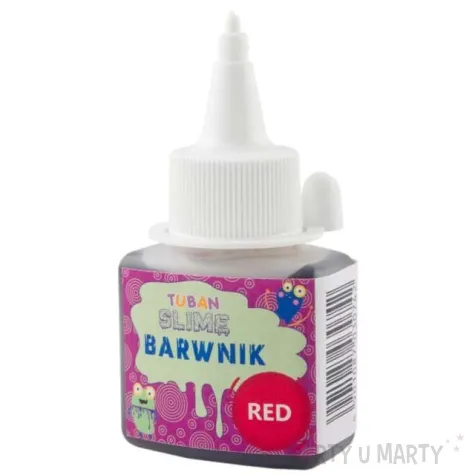 barwnik slime czerwony tuban 35 ml