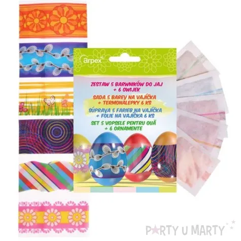 barwniki do jajek jajko kolor 5 6 mix arpex
