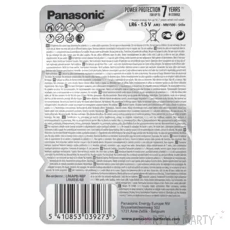 bateria aa panasonic alkaline power 4 szt