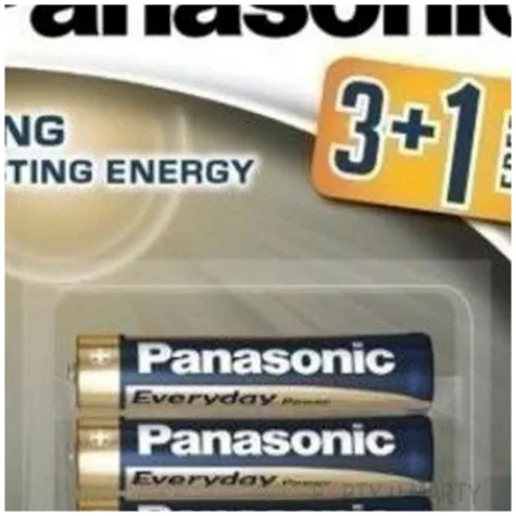 bateria aaa panasonic everyday power 4 szt