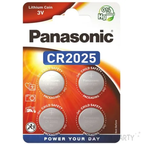 bateria cr2025 panasonic lithium 4 szt